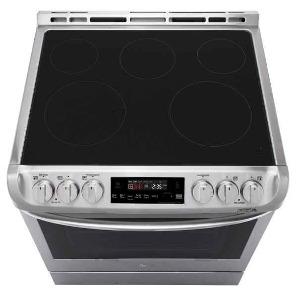 LG Appliances LSE4611ST 6.3 cu. ft. Electric Slidein Range with ProBake Convection™ and